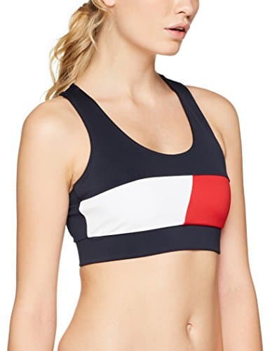 Lugar Tommy Hilfiger TH ATH Bekki Clr Block Bra Top Camiseta sin Mangas,