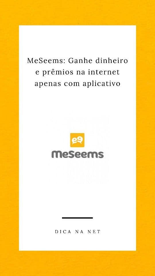 App Site/ Aplicativo que ganha premios e dinheiro. Meseems