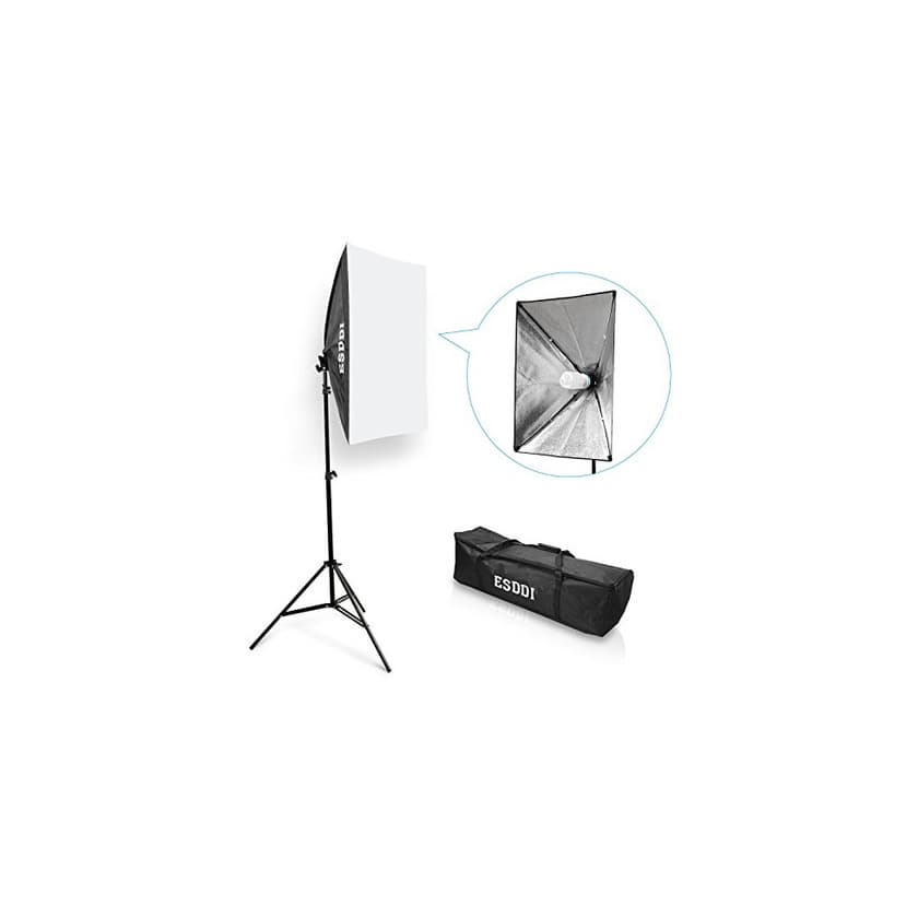 Electronic ESDDI Fotografia Softbox 50x70cm Continuo Kit lluminazione Boom Softbox Set Attrezzatura Fotografica