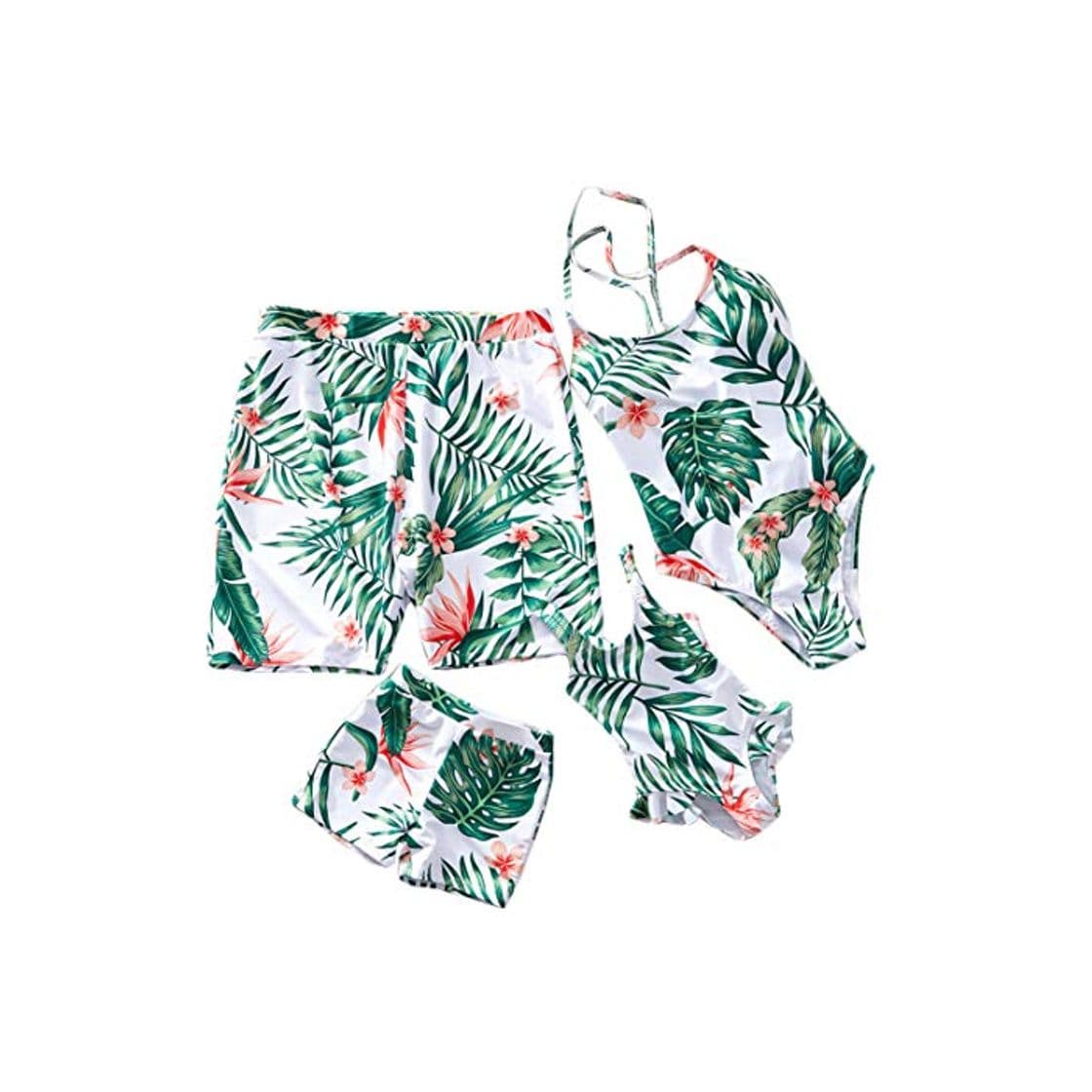 Product Conjunto Familiar Traje de baño Una Pieza Bikini Madre e Hija Traje de Baño Padre e Hijo Bañador Primavera Verano