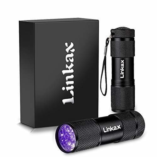 Producto Linkax Linterna Ultravioleta Led Linterna UV flashlight 9 LED Ultravioleta Detectar manchas