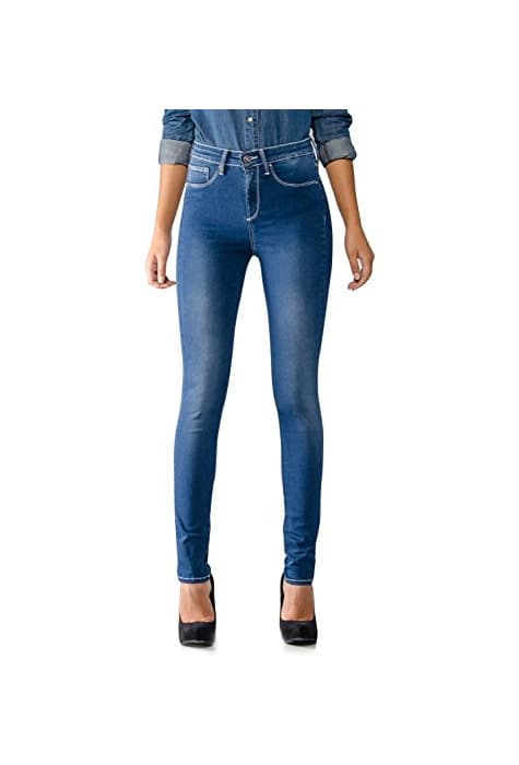 Moda Tiffosi 10006162 Vaqueros Skinny, Azul