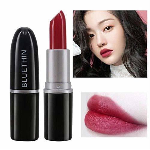 Beauty WFQ Pintalabios Nuevo Color Atractivo Belleza Labios Rojos Baton Matte Velvet Lip