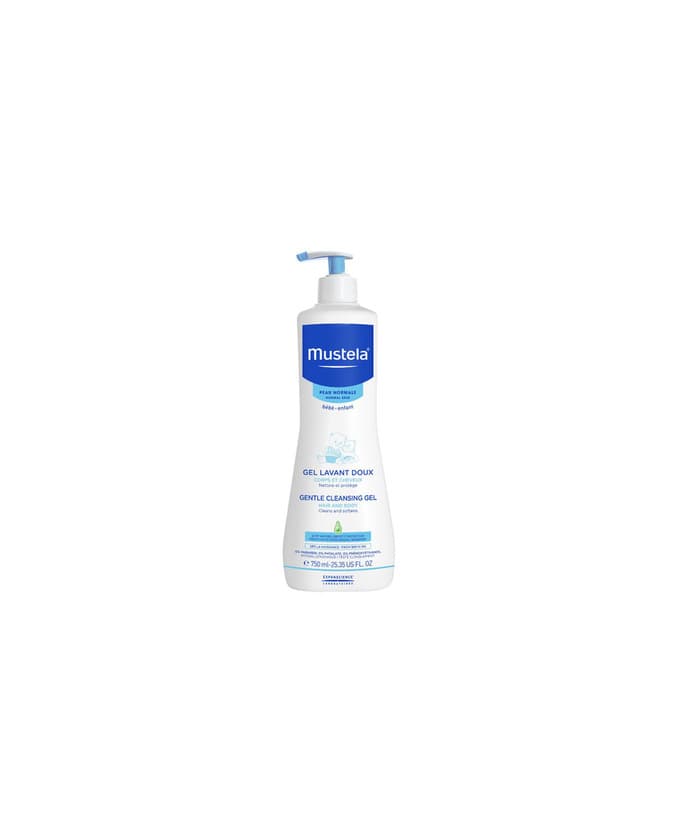 Beauty Mustela - Gel dermolimpiador lavante sin jabón cabello y cuerpo