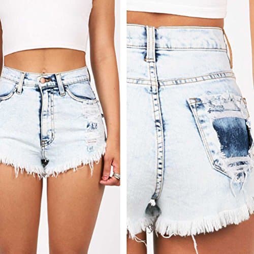 Product Pantalones Cortos para Mujer,Moda Mujer Verano Pantalones Cortos Jeans Denim Shorts Vaqueros