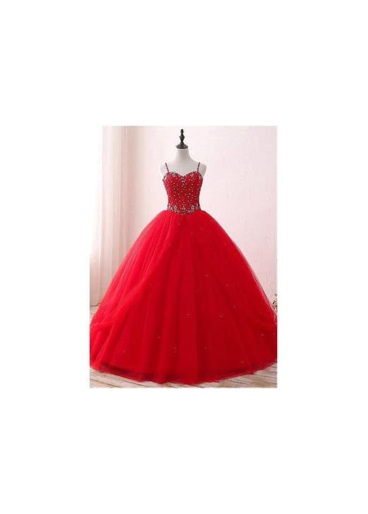 Product Alluring Tulle & Satin Spaghetti Straps Neckline Floor-lengt