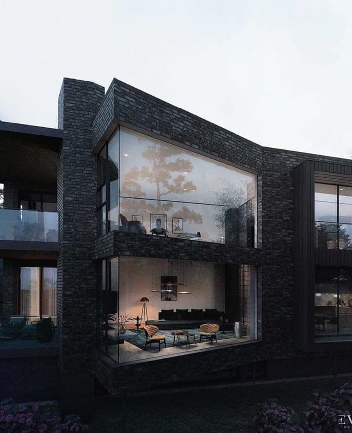 Fashion Black house can be beautiful