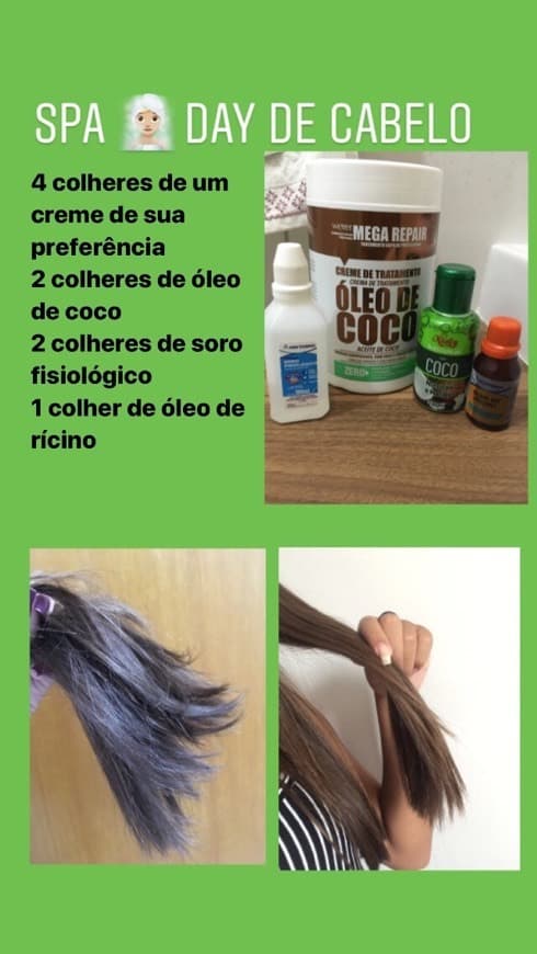 Fashion Hidratação para cabelo 🧖🏼‍♀️