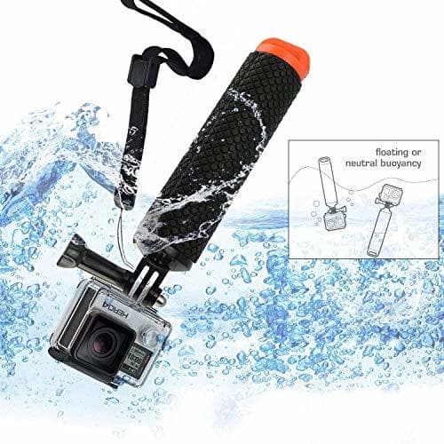 Producto micros2u Empuñadura Flotante Impermeable para buceo. Mango compatible con GoPro Hero 8,