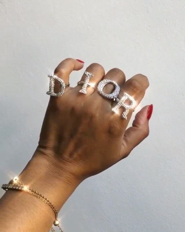 Moda dior ring 