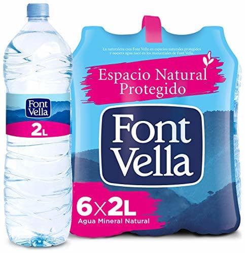 Product Agua Mineral Natural Font Vella 2L X 6