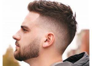 Fashion Corte de cabelo masculino