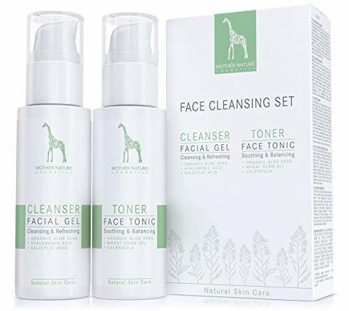 Product Set de Limpieza Facial con Aloe Vera BIO y Ácido Hialurónico -