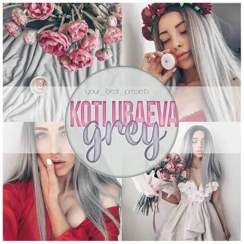 Fashion Kotlubaeva - Grey Desktop & Mobile Lightroom Presets

