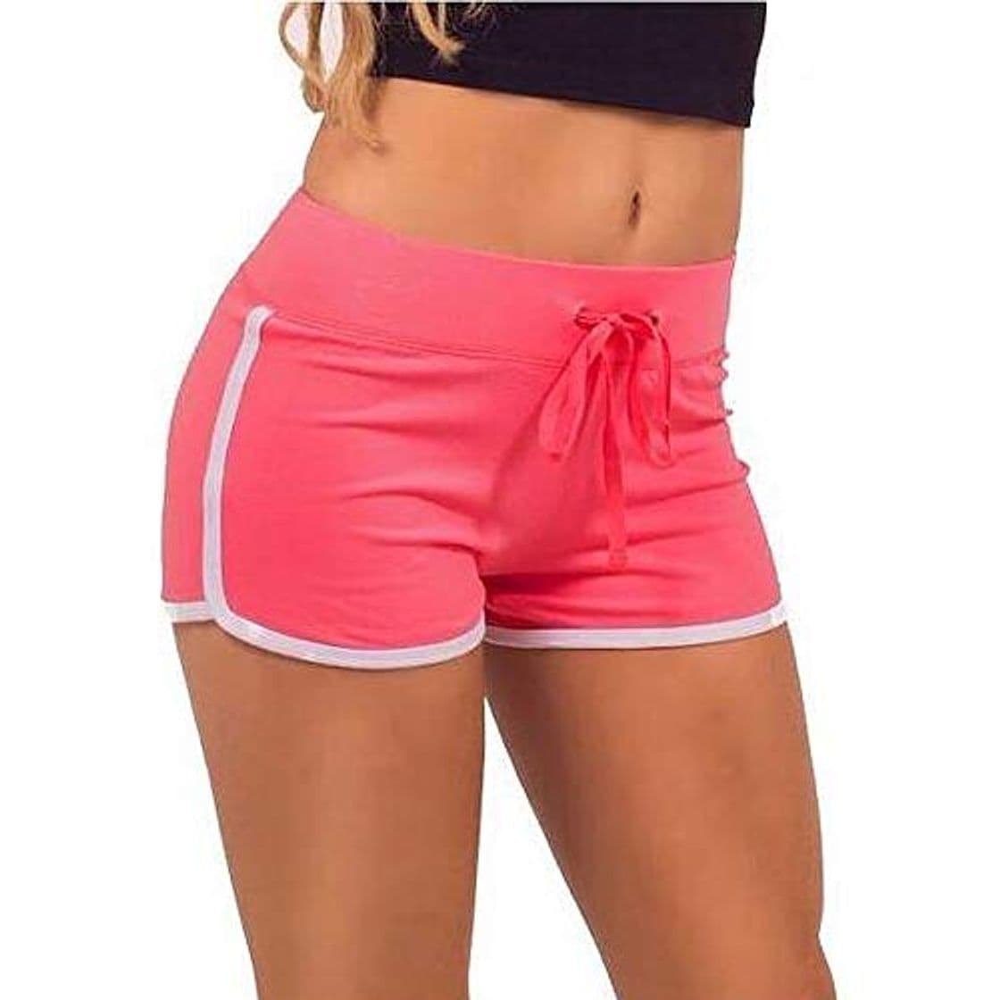 Producto Greetuny 1pcs Shorts Deportivos Mujer Flaca Sexy Pantalón Yoga Casuales Cortos Running Gimnasio Fitness Al Aire Libre Pantalones Cortos Rosa S