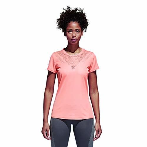 Product adidas Feminine tee Camisa de Golf, Mujer, Naranja