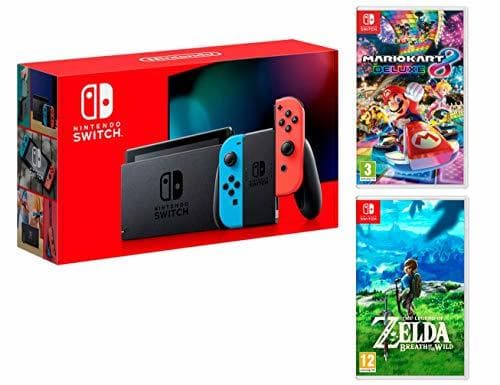 Product Nintendo Switch Consola 32Gb Azul/Rojo Neón