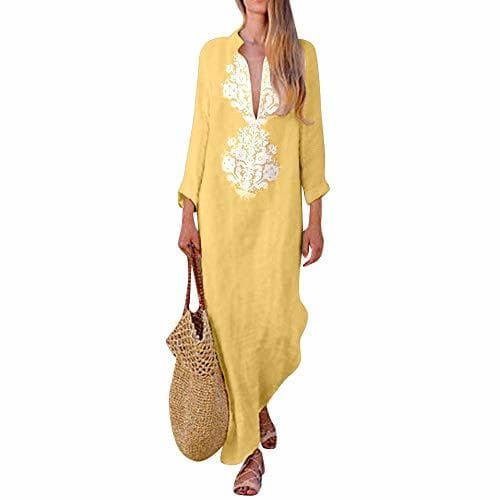 Product Vestido ZODOF vestido largo Bohemian estilo ropa de playa Otoño estampado largo