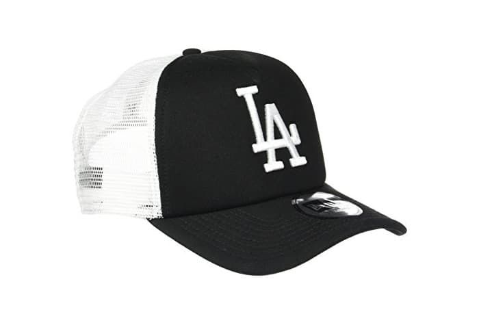 Fitness New Era Clean Trucker Losdod Blkwhi Gorra de béisbol, Unisex Adulto, Negro