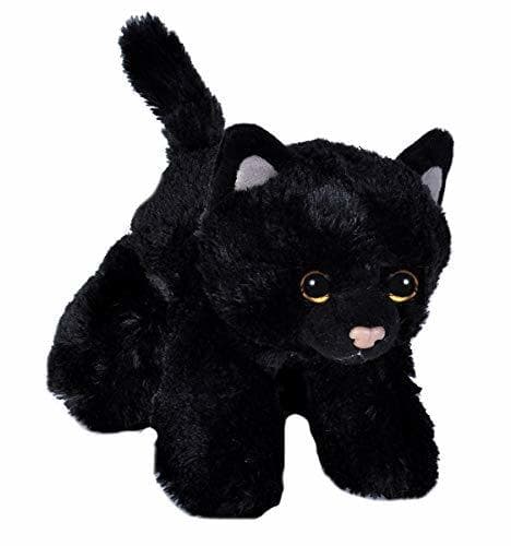 Product Wild Republic - Hug'ems, Peluche Gato, 18 cm, Negro