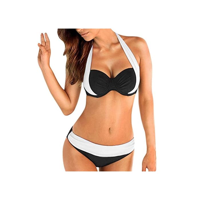 Producto Yuson Girl Mujer Ropa de Baño Tops de Bikini con Relleno Traje