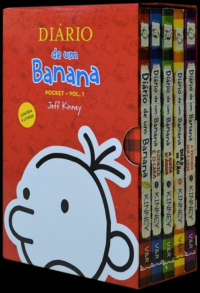 Libro Box - Diário De Um Banana - 5 Volumes - Pocket - Edição Econômica