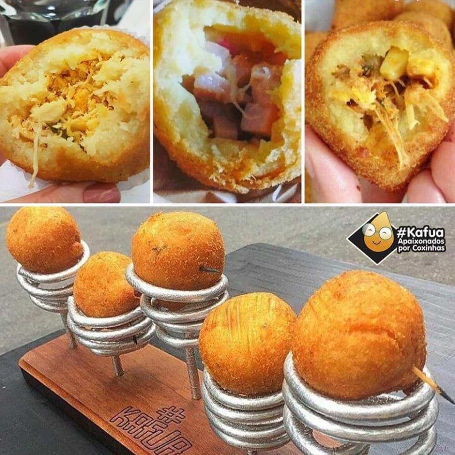 Restaurantes Kafua apaixonados por coxinhas