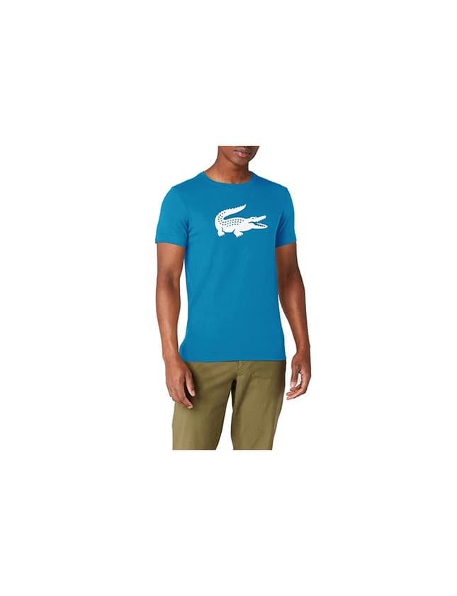 Moda Lacoste Th3377 Camiseta, Plateado