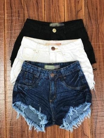 Fashion Short Feminino Jeans 