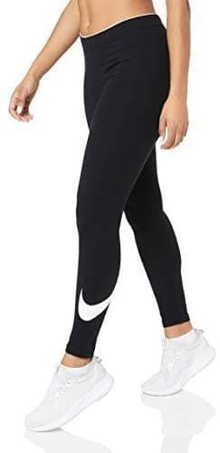 Moda Calça Legging Nike Clulegging-logo 2 Preta

