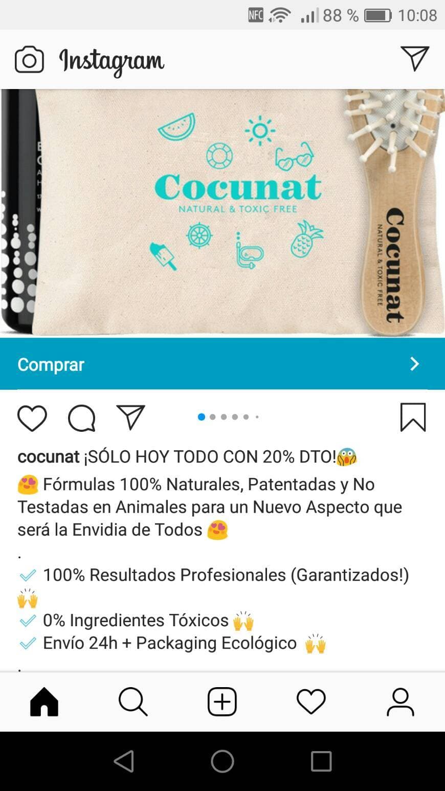 Product 20% en toda la web de cocunat