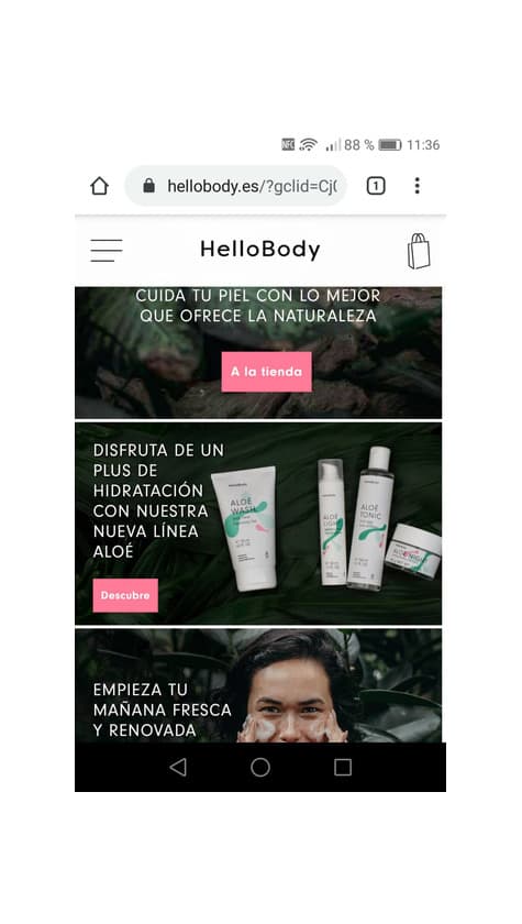 Product 50% de descuento en toda la web de Hello body