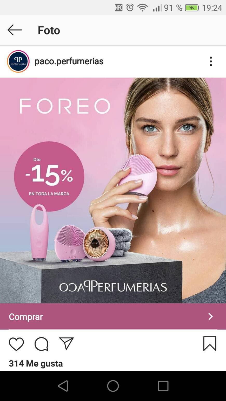 Product Descuento del 15% en productos Foreo