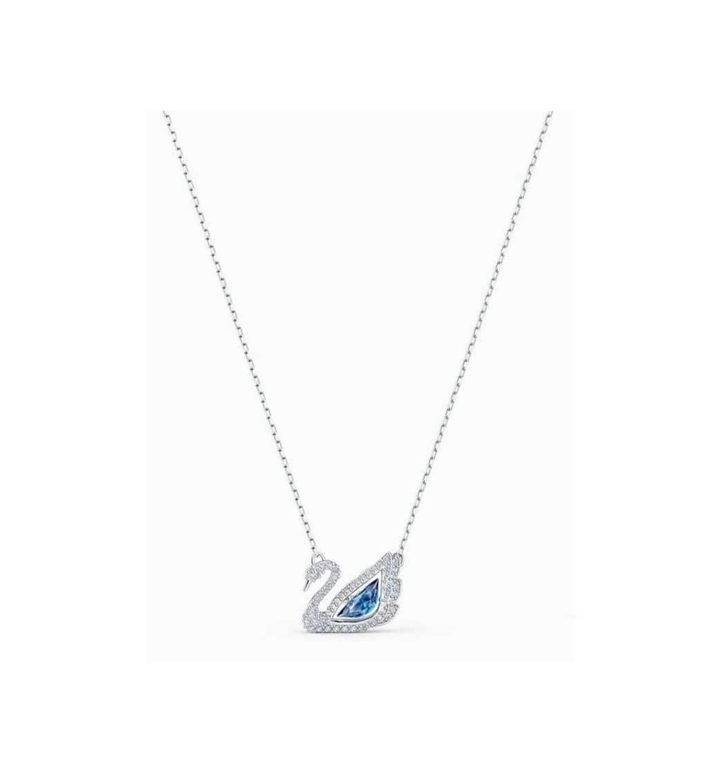 Producto Dancing Swan Necklace, Blue, Rhodium plated