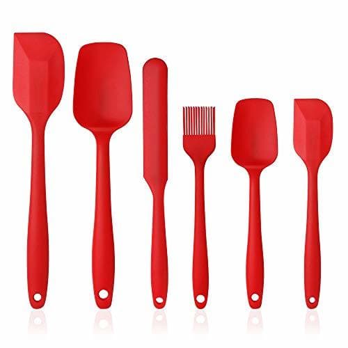 Producto Vicloon Utensilios de Cocina de Silicona,Set de 6 Espátulas Silicona Incluye Hilvanado