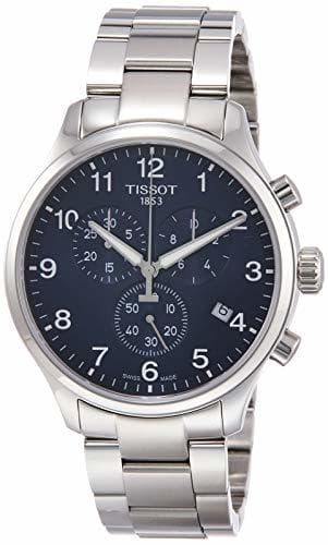 Fashion Tissot Reloj Cronógrafo para Hombre de Cuarzo con Correa en Cuero T1166171104701