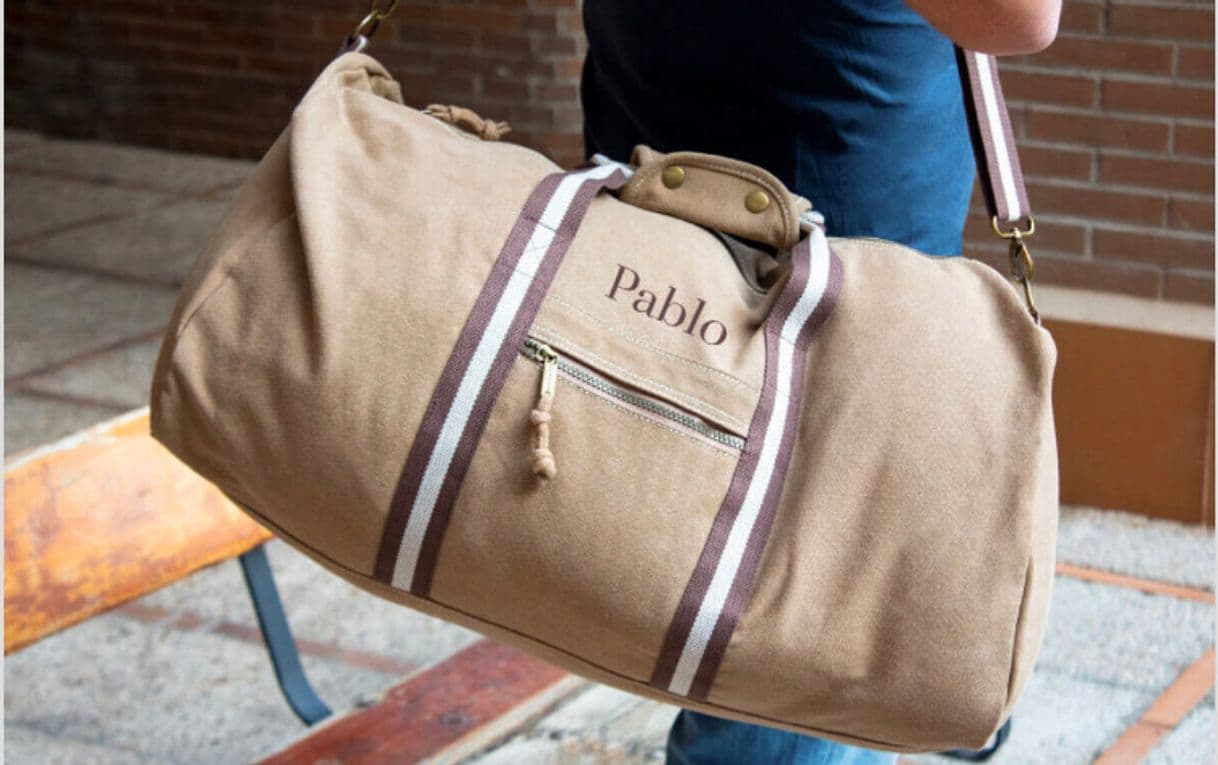 Moda Bolsa de viaje vintage personalizada