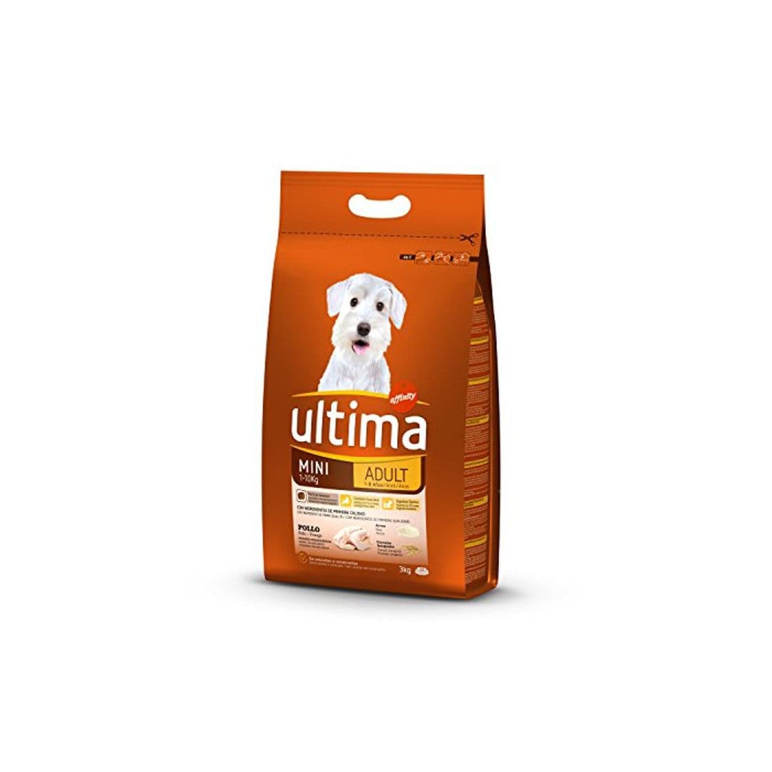 Producto Ultima Pienso para Perros Mini Adultos con Pollo y Arroz