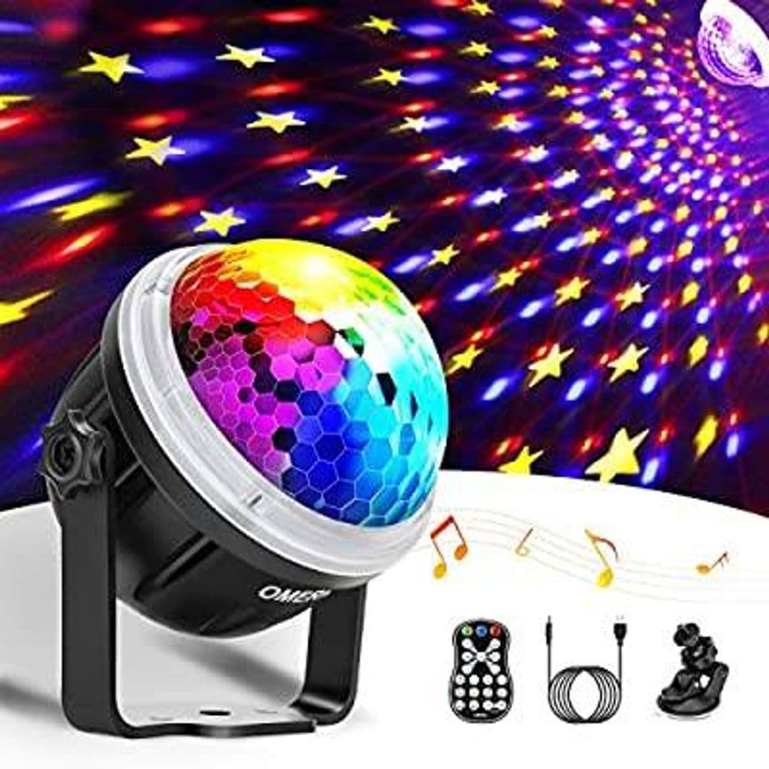 Product Bola De Discoteca Activadas Por Música Con 10 Colores