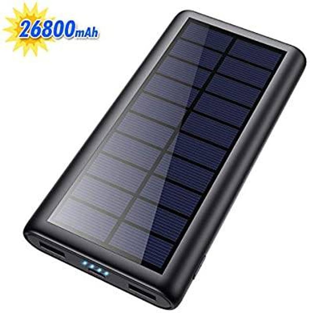 Product Bateria Externa Solar 26800mAh Con 2 Puertos USB