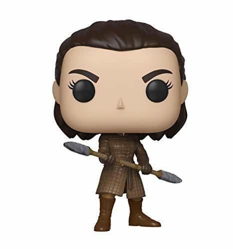 Juego Funko Pop TV: Game of Thrones-Arya w/Two Headed Spear Figura Coleccionable, Multicolor