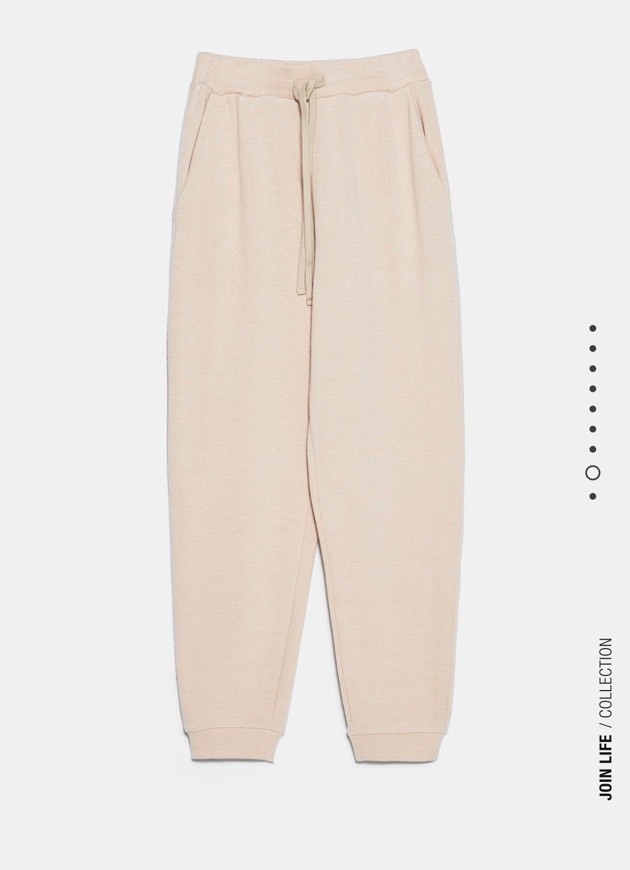 Product Pantalón chándal beig ZARA