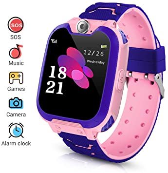 Producto LYPULIGHT Niños Smartwatch Phone, Smart Watch Phone con Reproductor de música, SOS,