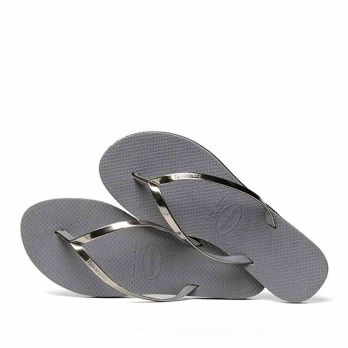 Fashion Havaianas Slim, Chanclas Mujer, Gris