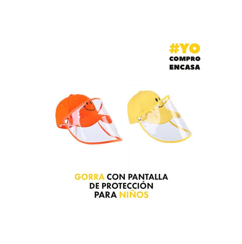 Producto Gorra con pantalla de protección para los peques