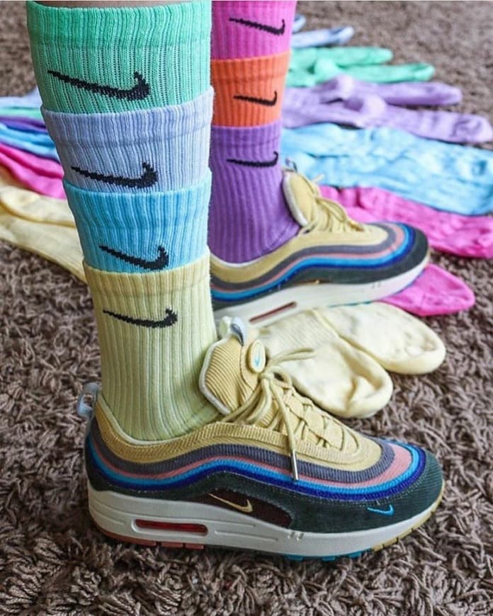 Moda  Nike Socks 🌈