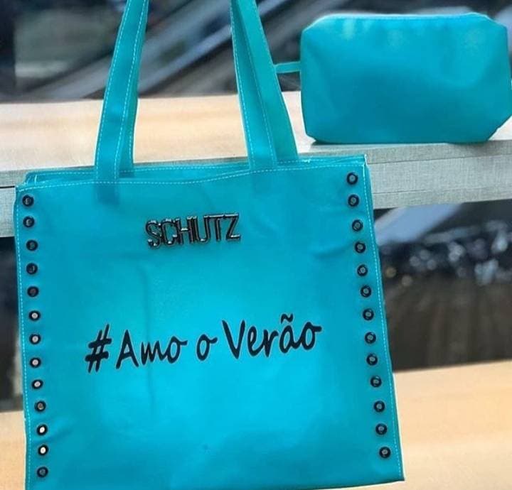 Moda Schutz verde água🤩