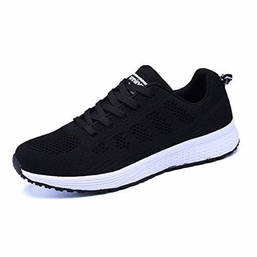 Fashion Lanchengjieneng Mujer Entrenador Zapatos Gimnasio Deportes atléticos Zapatillas de Deporte Malla Informal