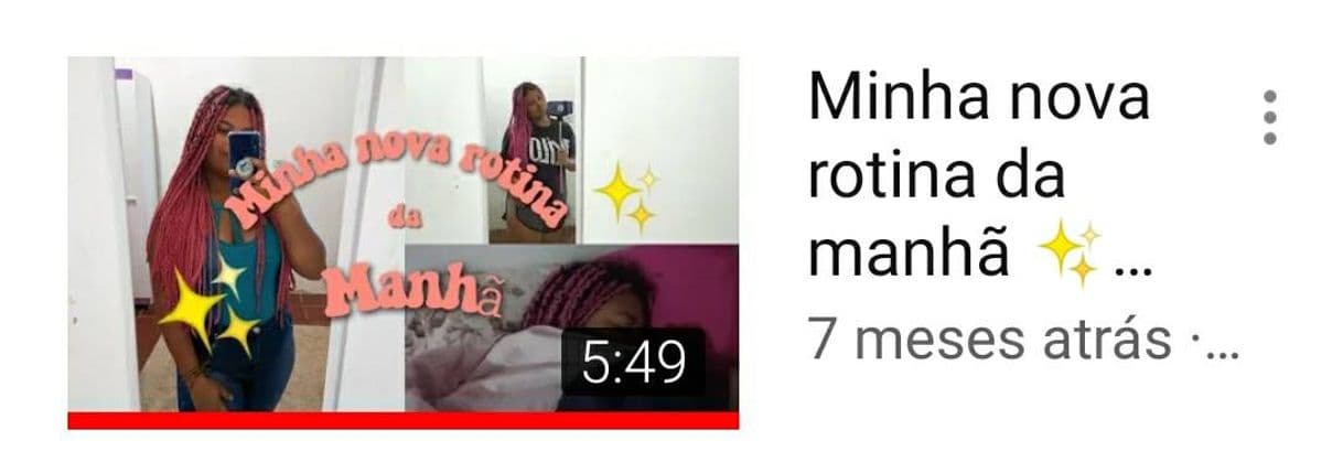 Fashion Rotina da manhã 😊