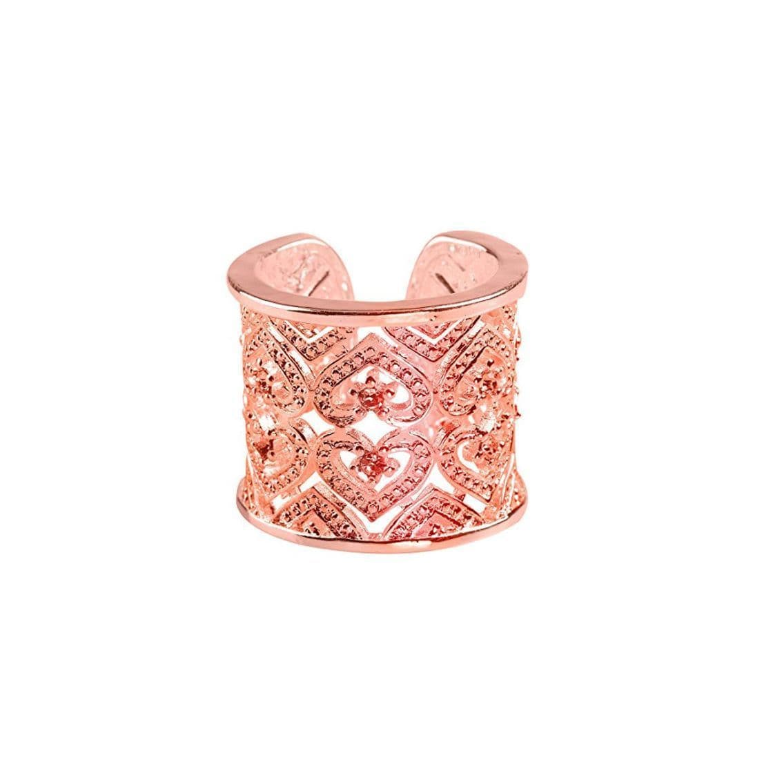 Product Estilo caliente de joyería Noble bañado en oro rosa anillo de ancho